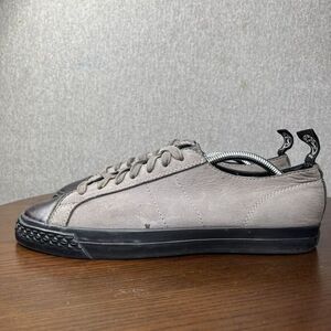 Todd Snyder PF Flyers Shoes Men's 8 Gray Leather Comfort Lace Up Walking Sneaker